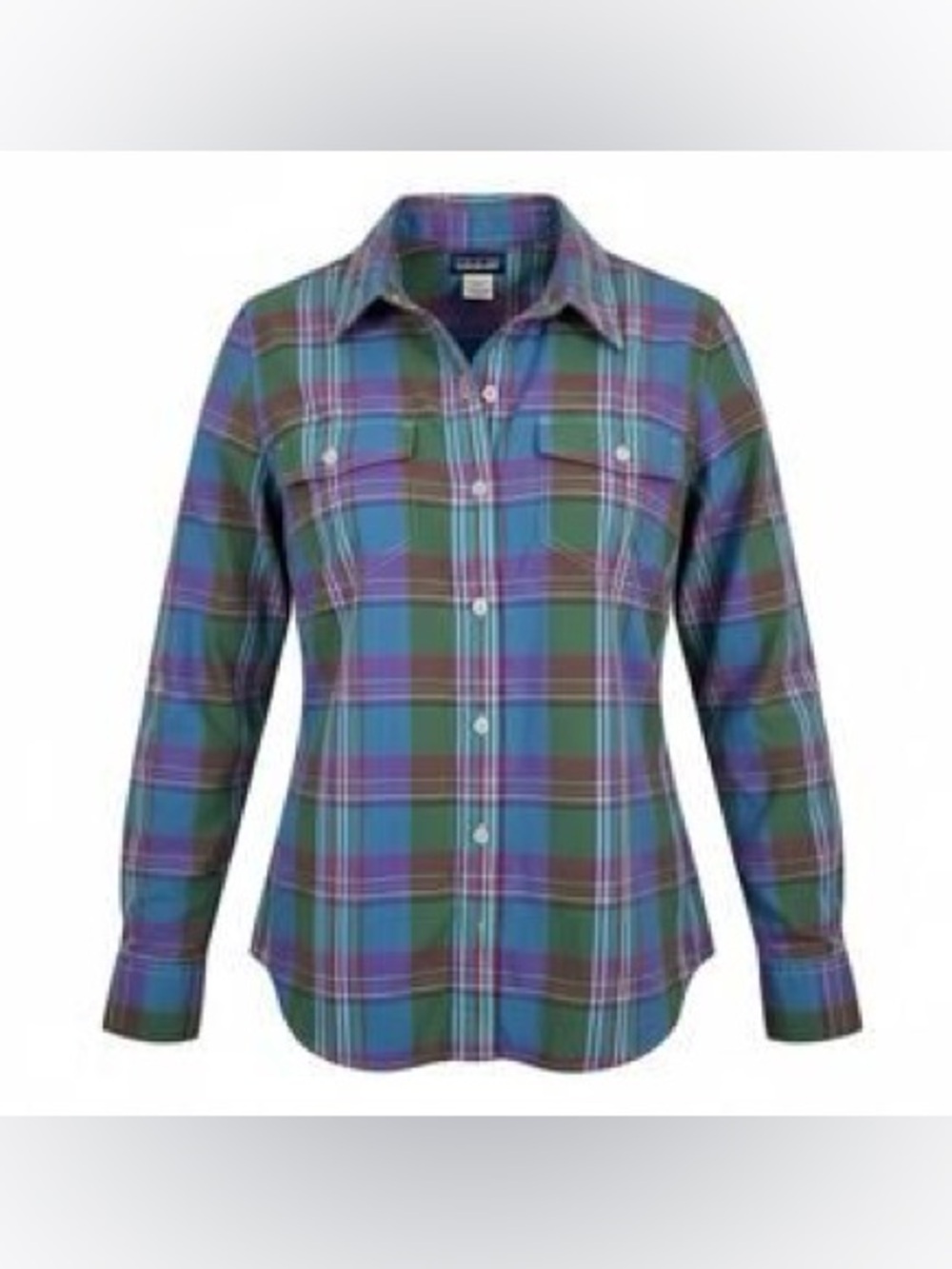 Patagonia Long-Sleeved Overcast Shirt Long Sleeve Plaid Small